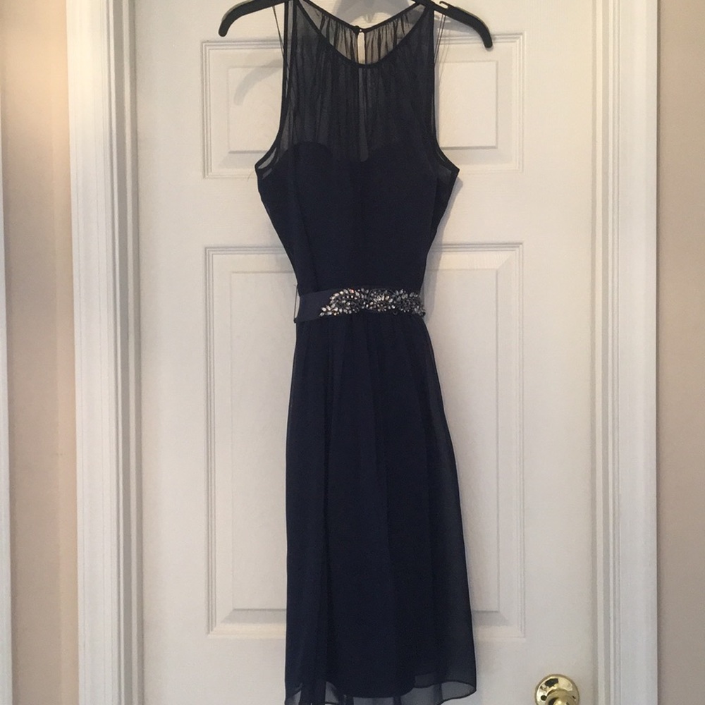 Formal Dress/ with Added Chiffon overlay